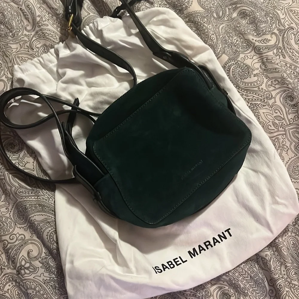 Isabel Marant Green and Black Crossbody Bag - Picture 3 of 6